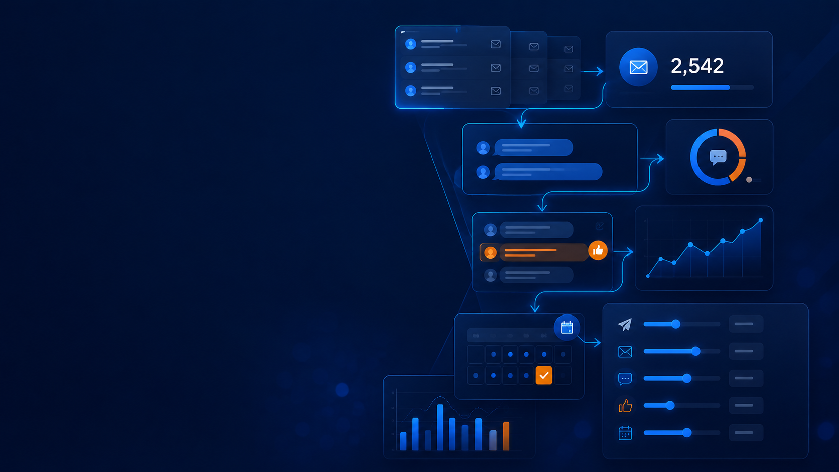 Cold email agency services included in typical monthly retainer packages